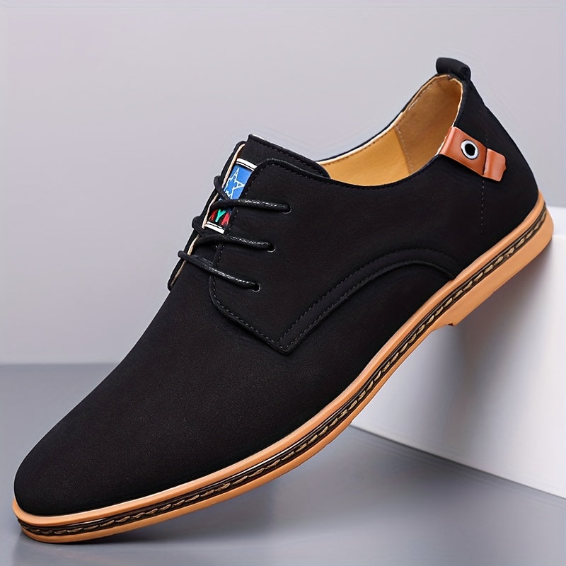 Klassieke veterschoenen met gedempte zool