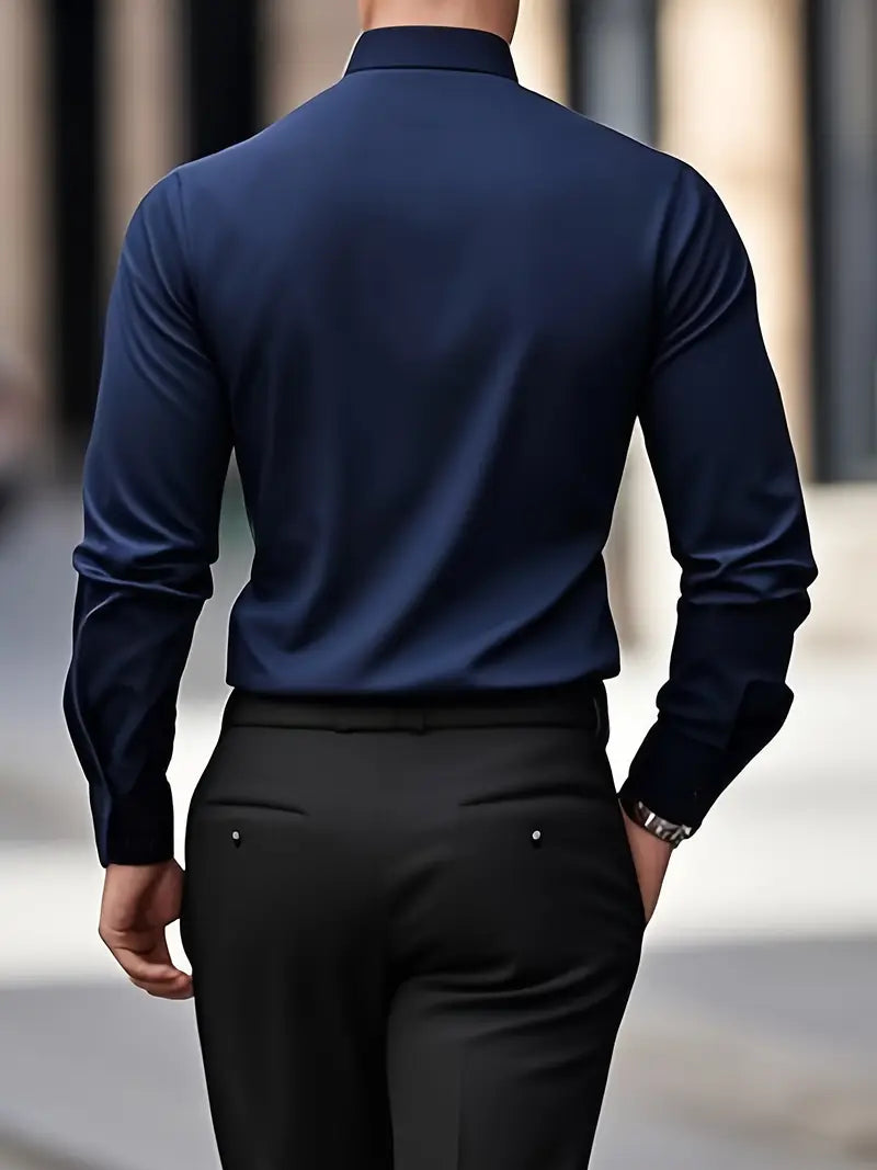 Fabrice | Slim-fit herenoverhemd met lange mouwen