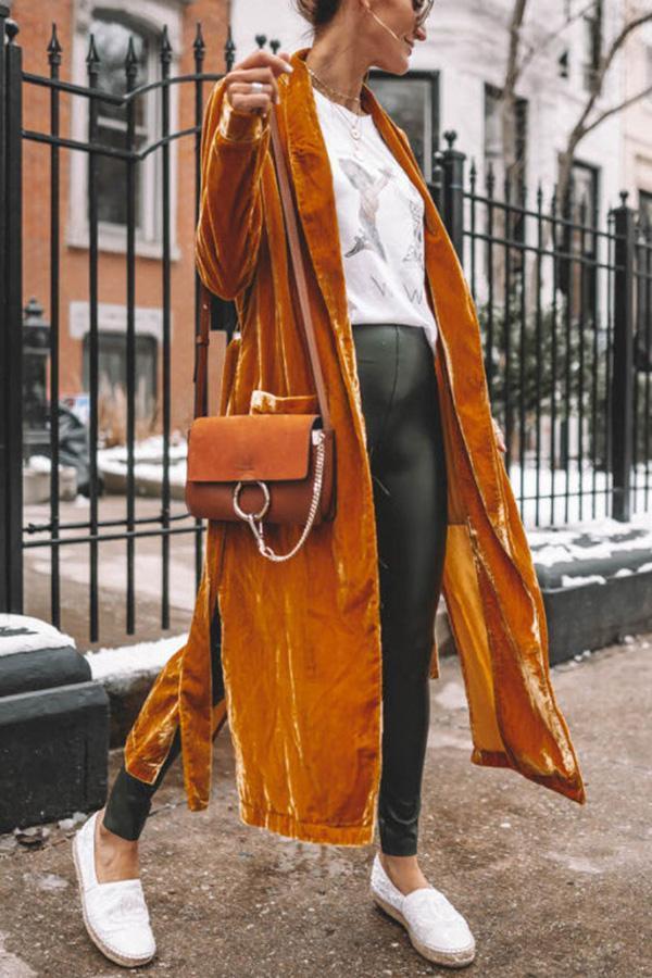 Dames stijlvolle suède kimono jas