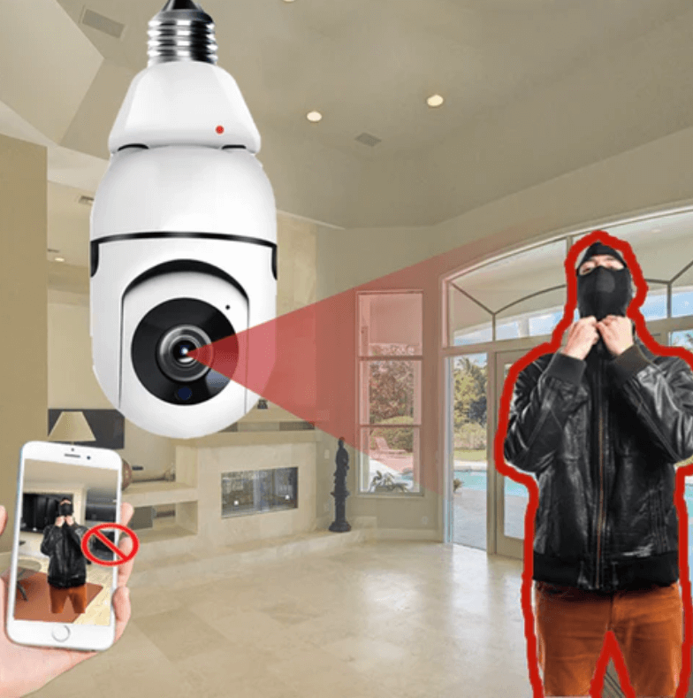 Draadloze wifi licht gloeilamp camera