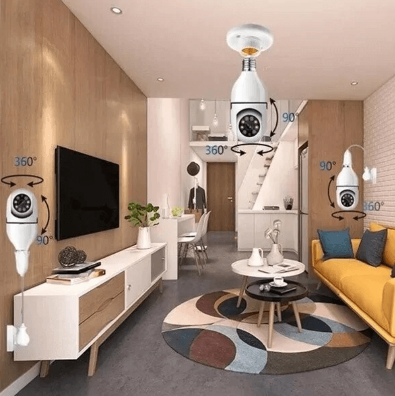Draadloze wifi licht gloeilamp camera