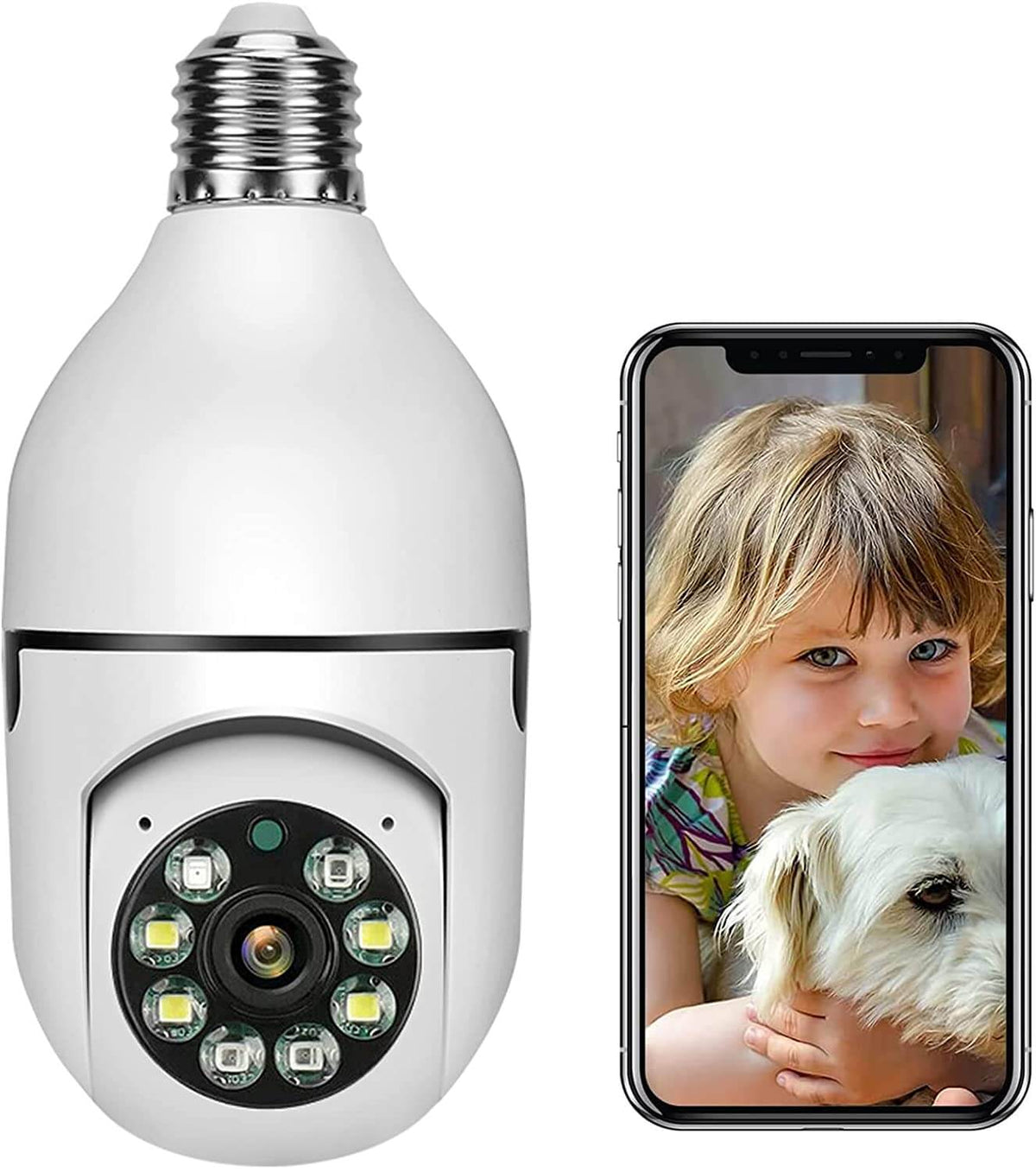 Draadloze wifi licht gloeilamp camera