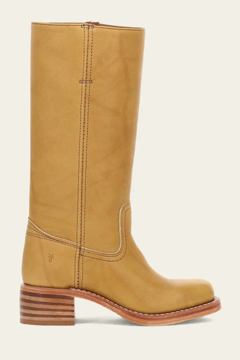 Leren damescowboylaarzen met spitse neus