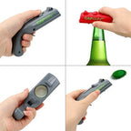 Flessendop schietende flesopener