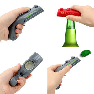 Flessendop schietende flesopener