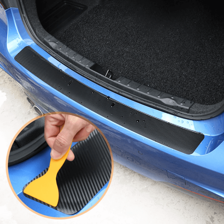 Carbon auto dorpels stickers (4st)