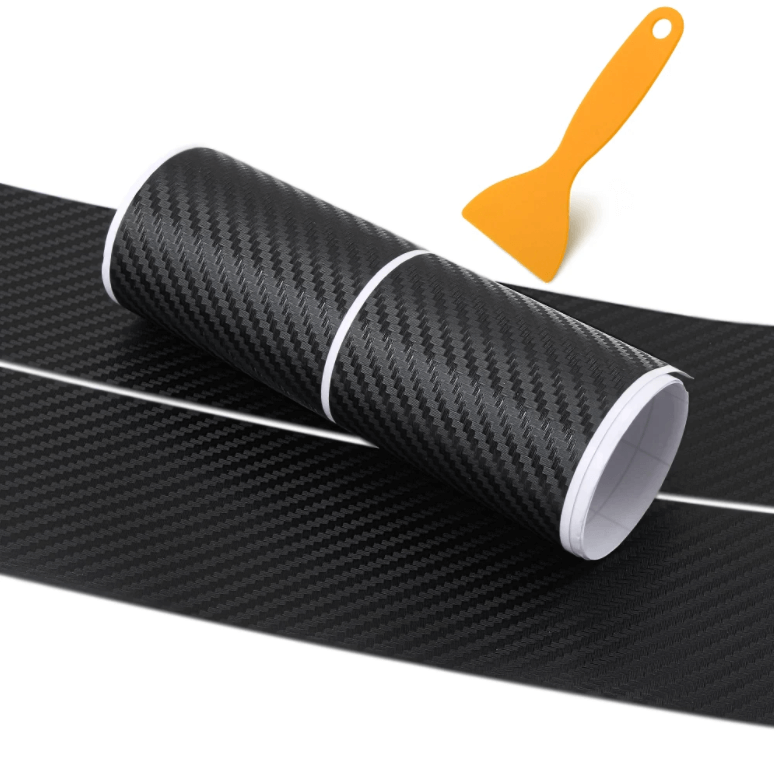 Carbon auto dorpels stickers (4st)