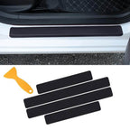 Carbon auto dorpels stickers (4st)