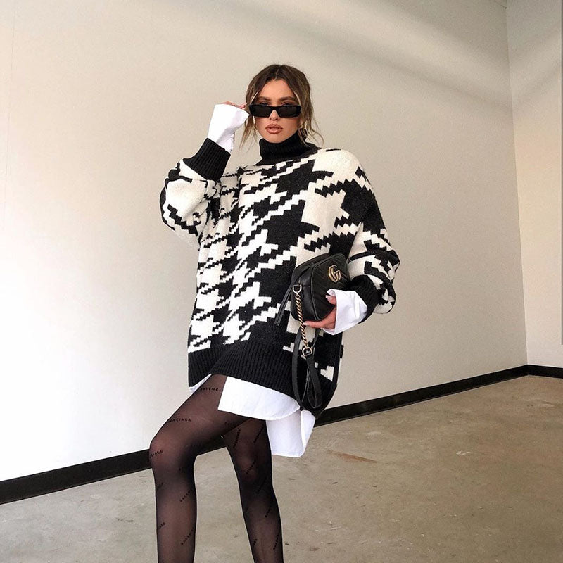 Herfstjurk Olga in oversized model