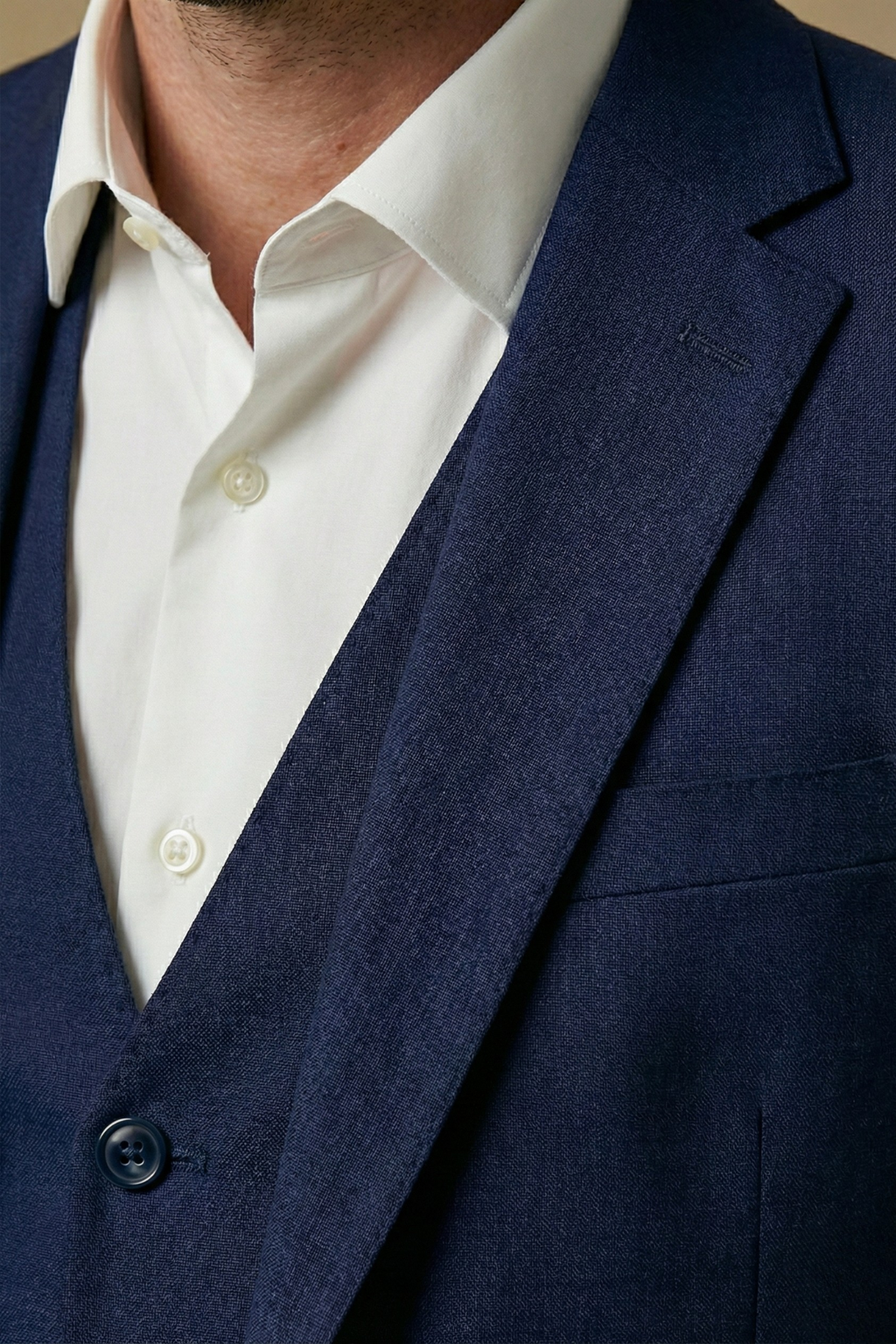 Ceyhun | Driedelig slim-fit herenpak met gilet en reverskraag