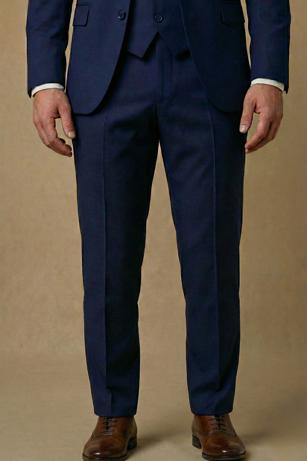 Ceyhun | Driedelig slim-fit herenpak met gilet en reverskraag