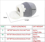 Opvouwbaar pluchen kattenbed Cozy Cave