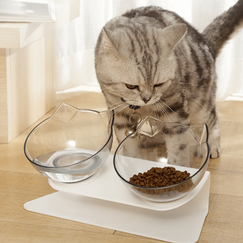 Katten voederbak