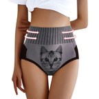 Liftende hoge-taille kat ondergoed