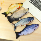Set van 4 bewegende vissen speeltjes voor katten -fitfish – materiaal: en voor huisdieren — afbeelding 14