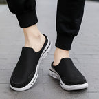 Luchtige heren instapslippers met comfortabel voetbed