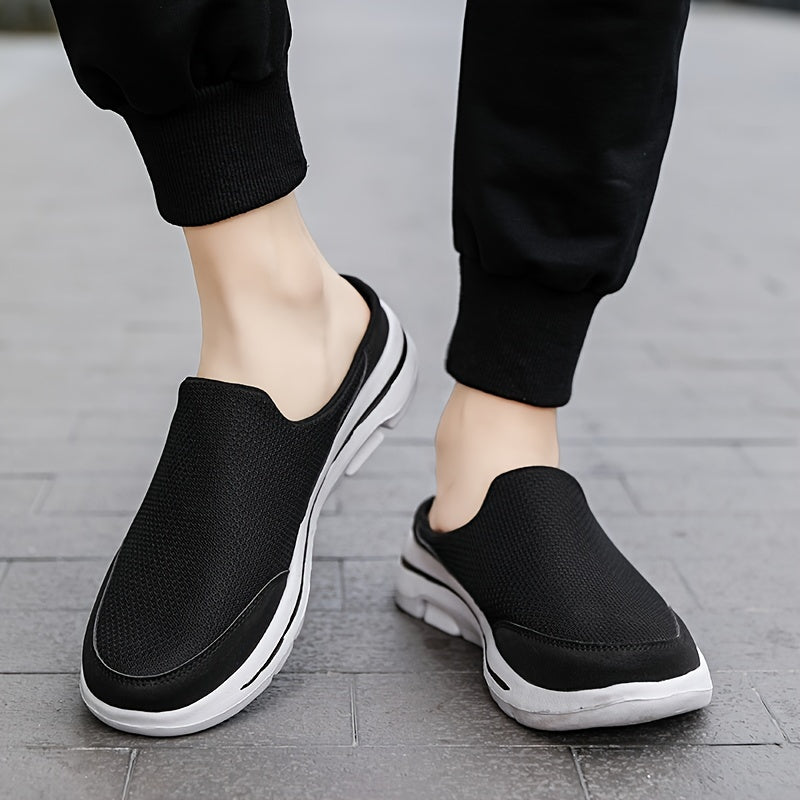 Luchtige heren instapslippers met comfortabel voetbed