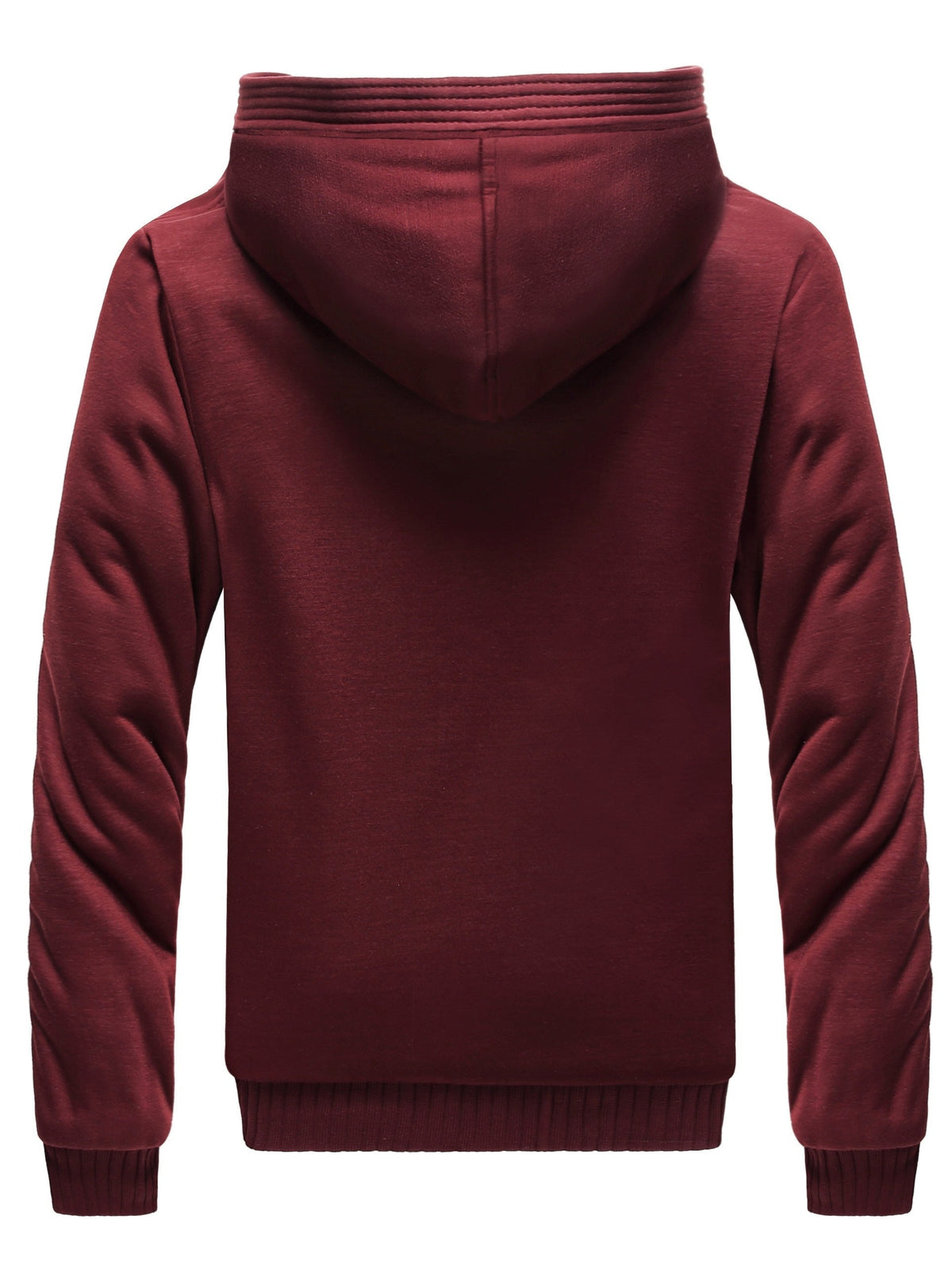Winter warm fleece jack met capuchon