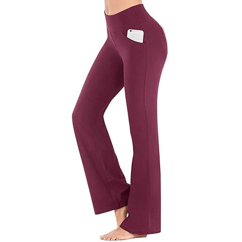 Dames yogabroek met hoge taille