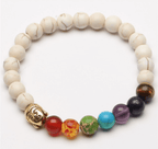 Boeddhistische kralenarmband met 7 chakra's