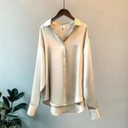 Zijden blouse Regine in retrostijl