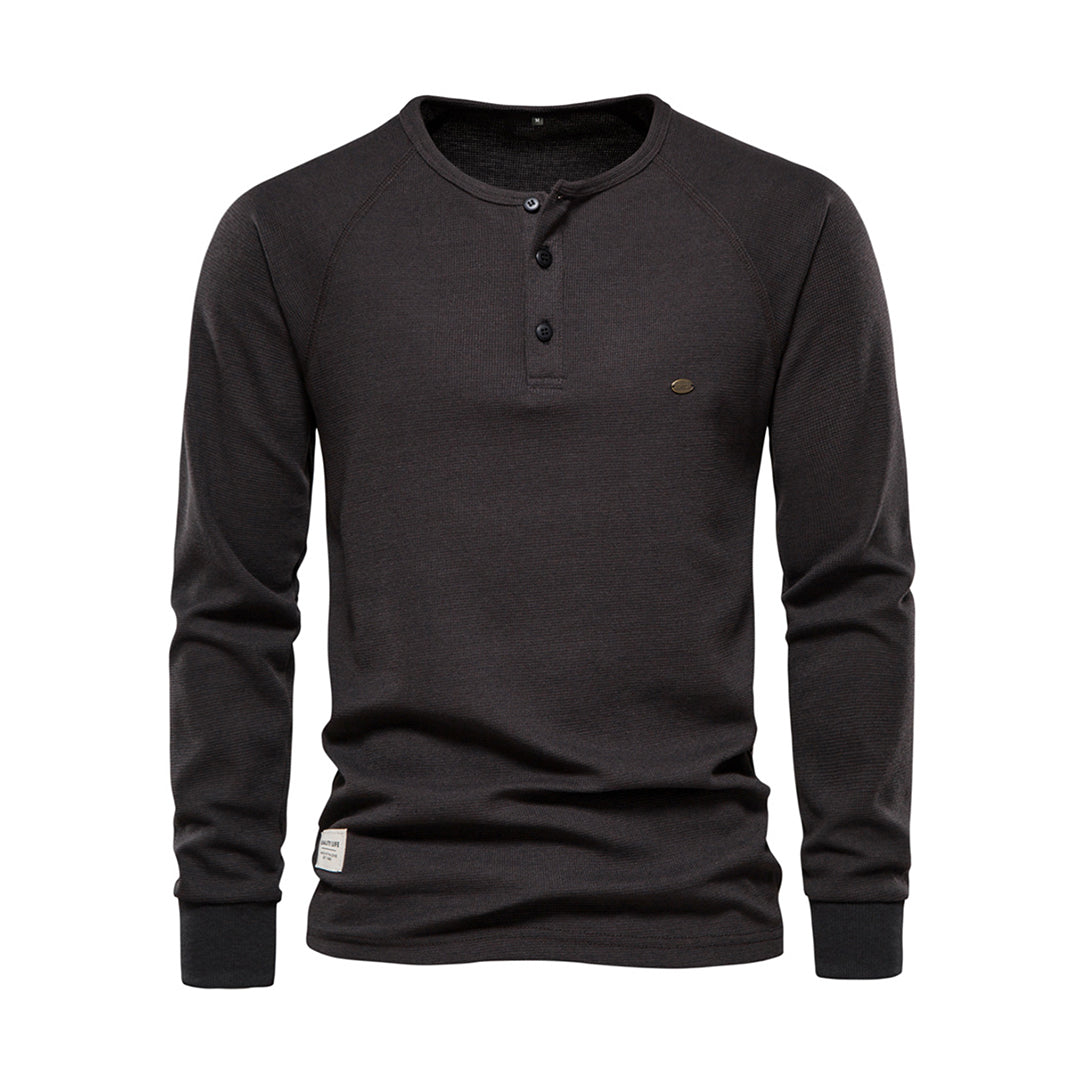 Herenshirt met lange mouwen