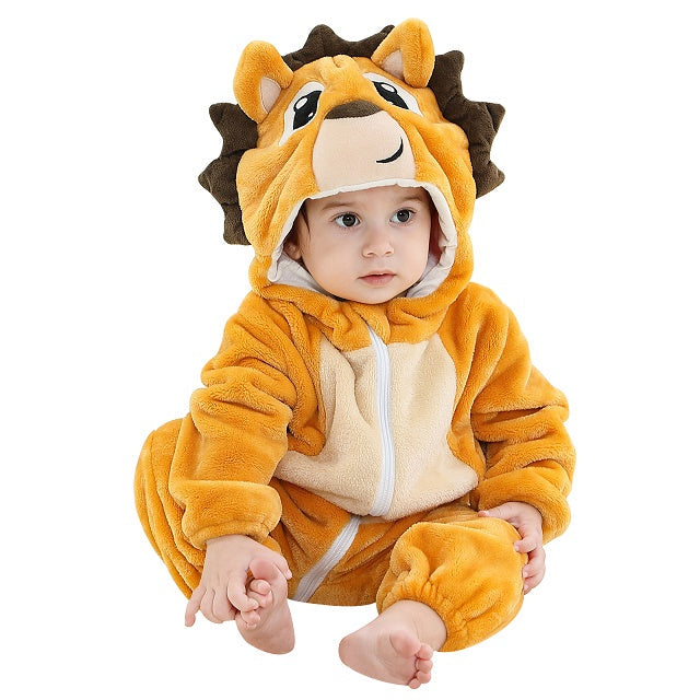 Comfy baby onesie met capuchon