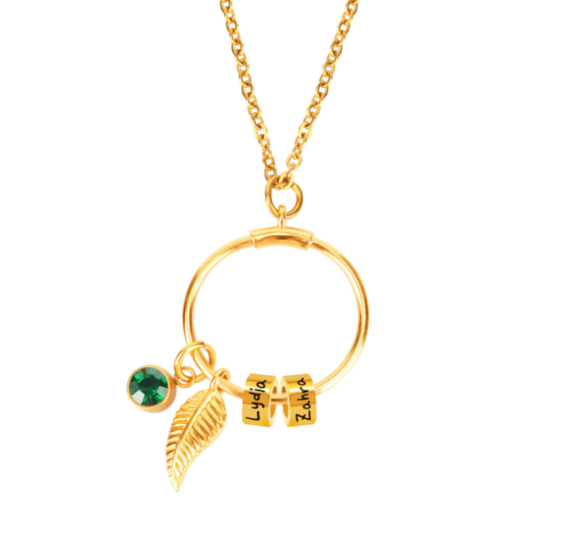 Ketting met ronde familiehanger
