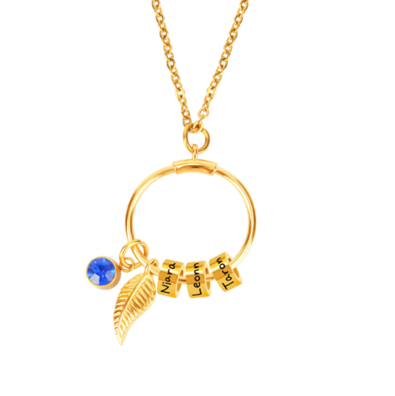 Ketting met ronde familiehanger