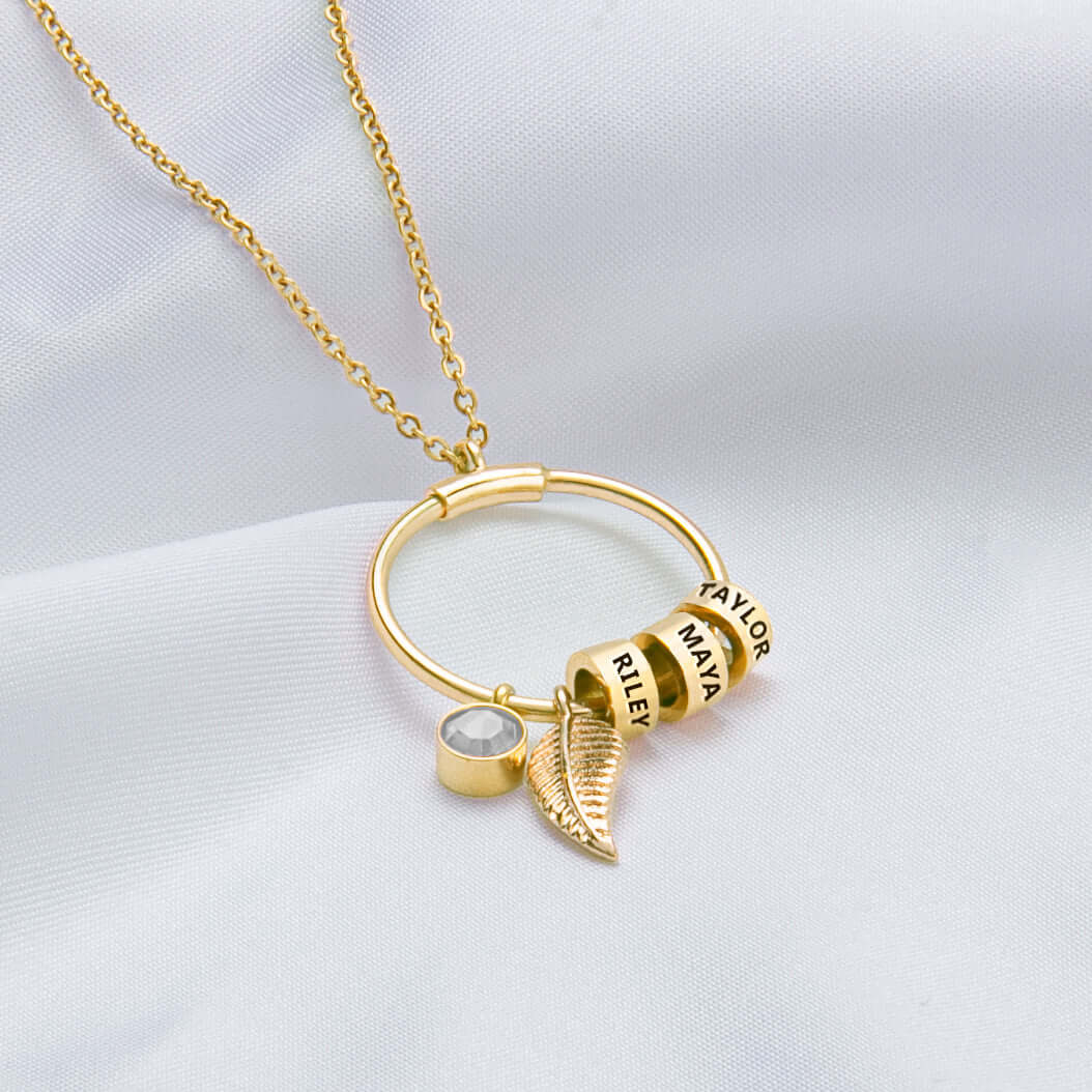 Ketting met ronde familiehanger