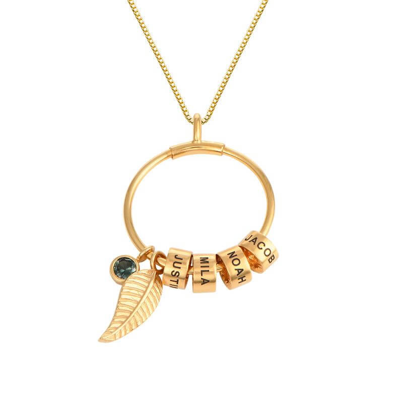 Ketting met ronde familiehanger