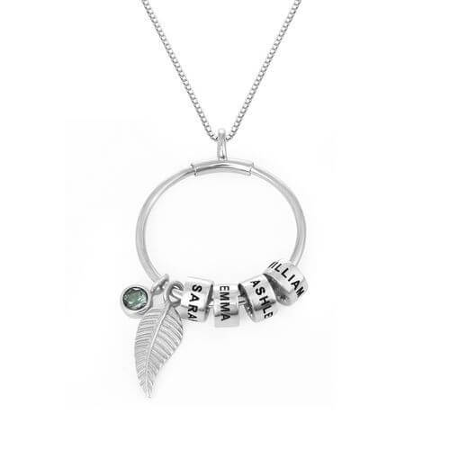 Ketting met ronde familiehanger
