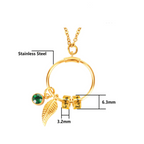 Ketting met ronde familiehanger
