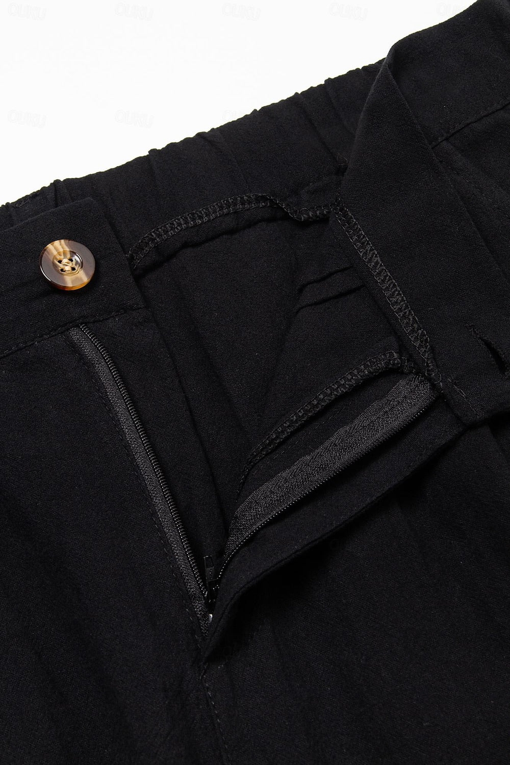 Linnen-Katoenen heren short
