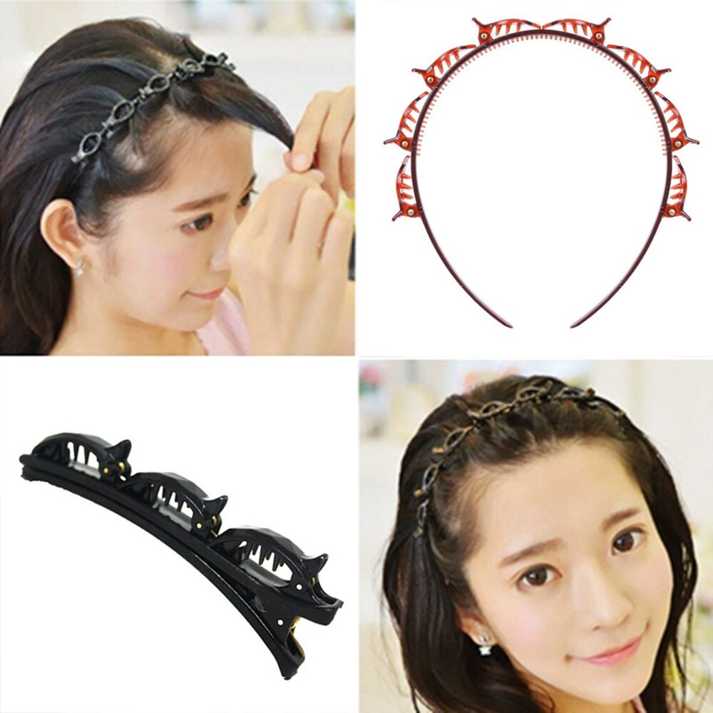 Double bangs haarband