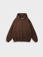 Oversized vest met rits