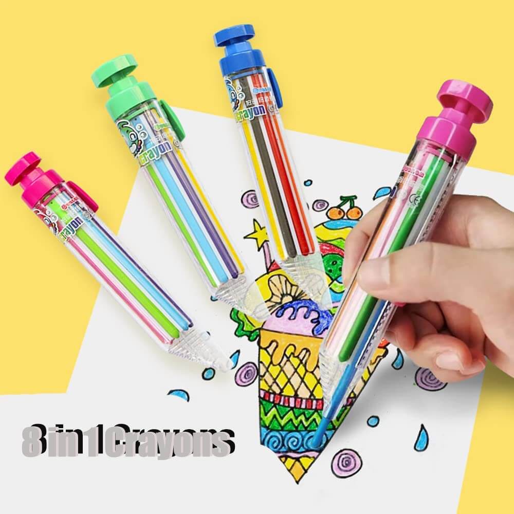 Multicolor kleurpotloden, 8-in-1