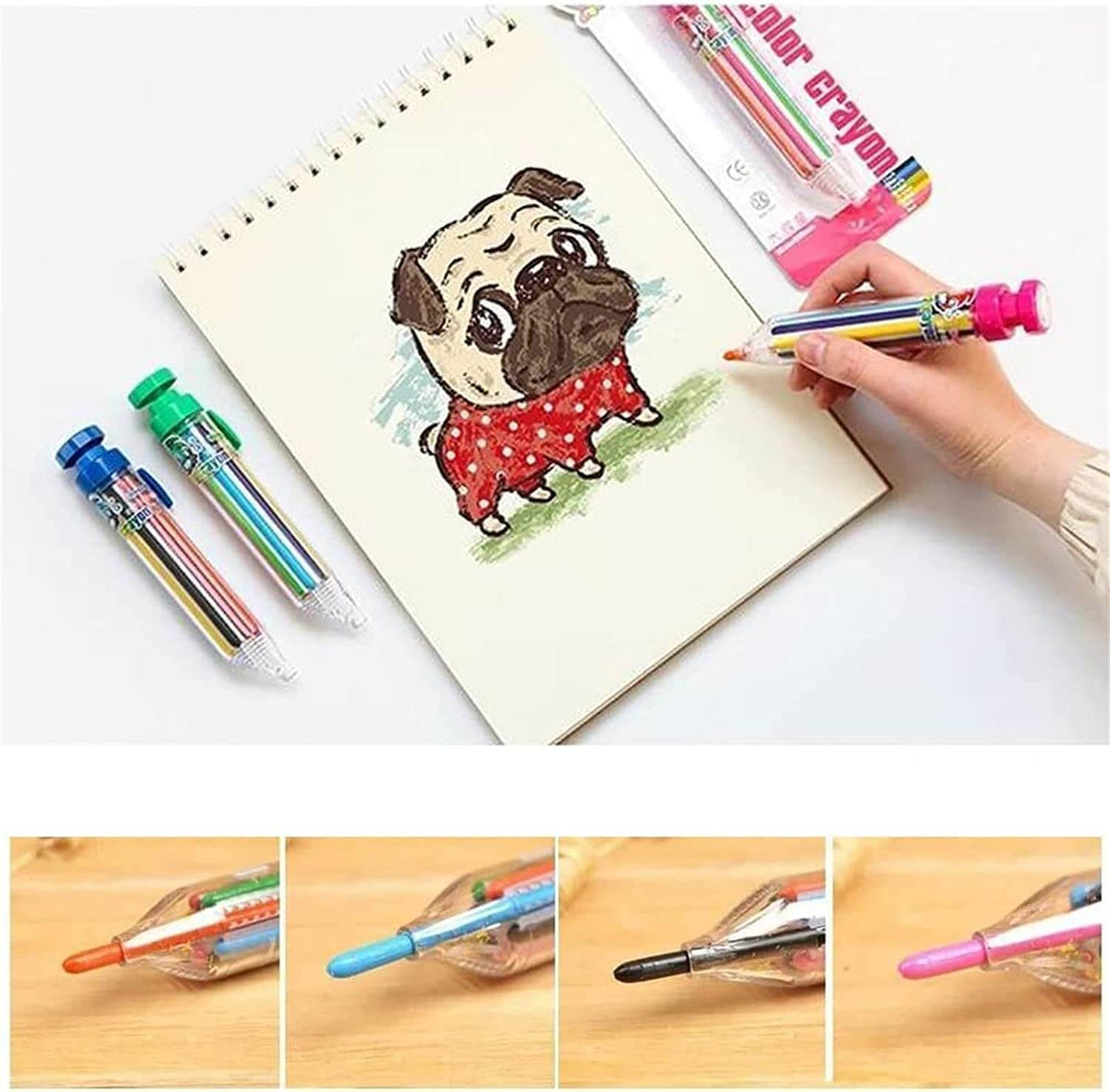 Multicolor kleurpotloden, 8-in-1