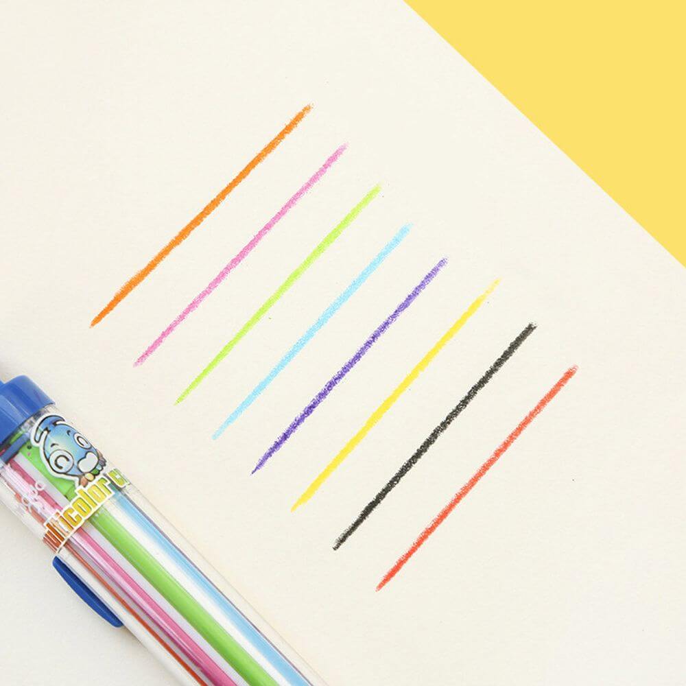 Multicolor kleurpotloden, 8-in-1