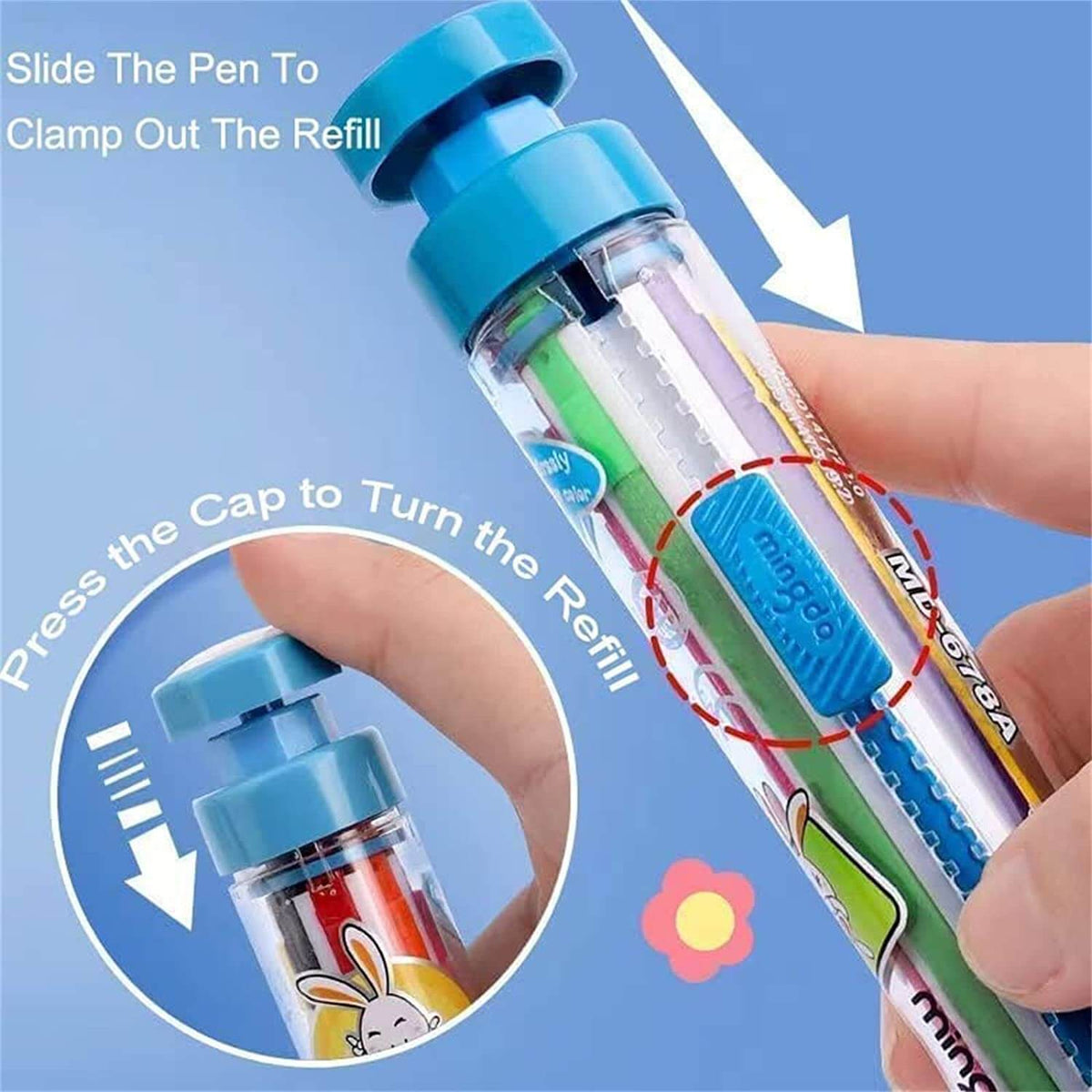 Multicolor kleurpotloden, 8-in-1