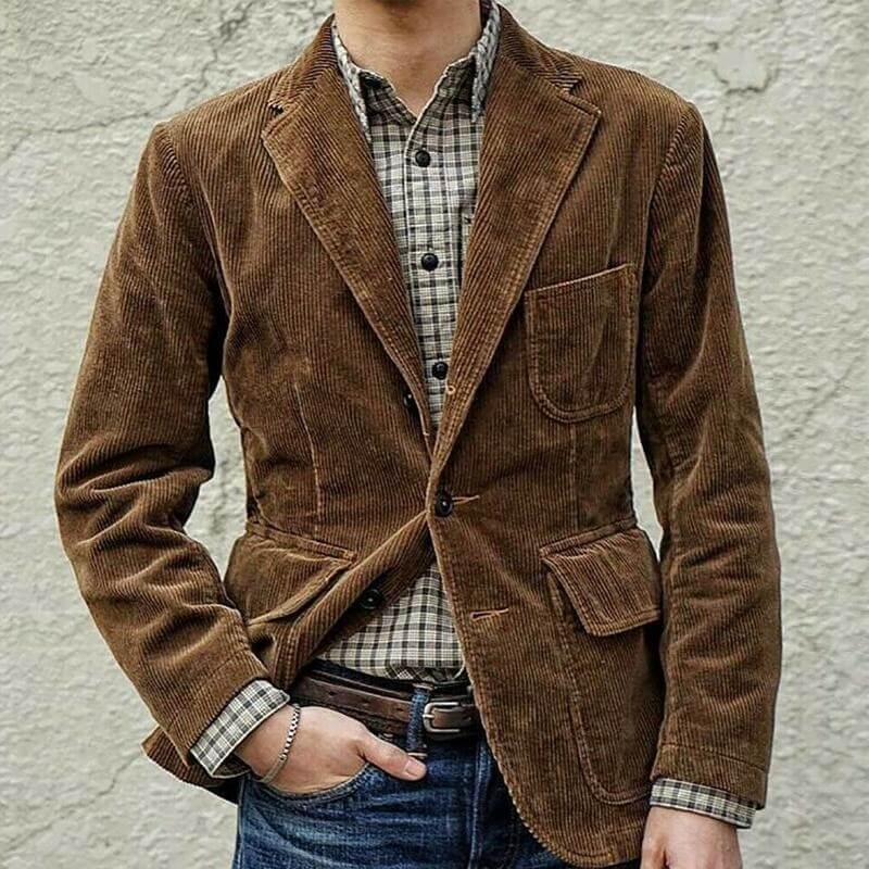 Carlos | Herenblazer van corduroy