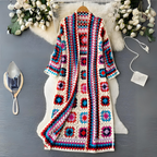 Vrolijk kleurrijk vest