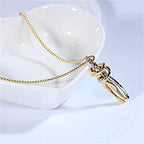 Koppel knuffelen ketting