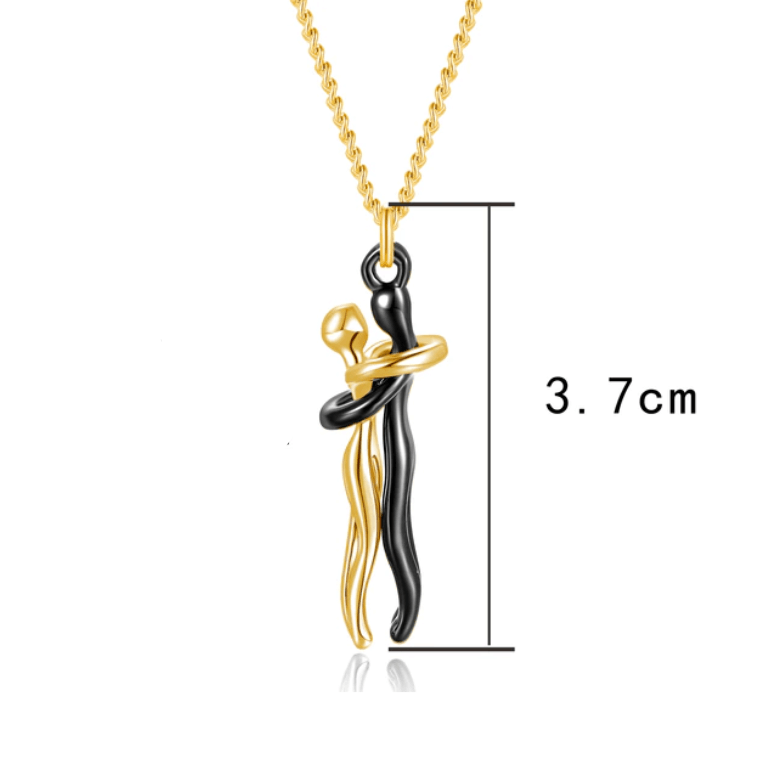 Koppel knuffelen ketting