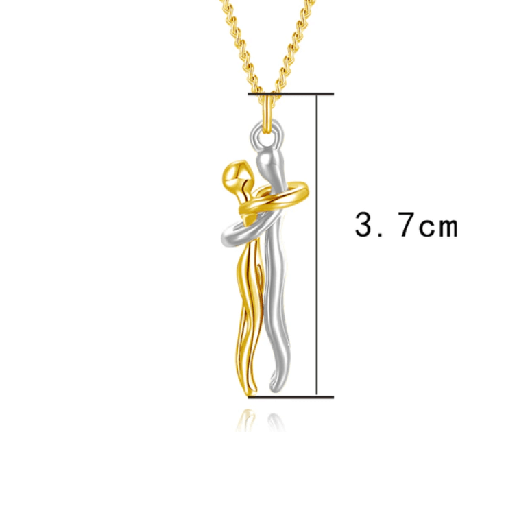 Koppel knuffelen ketting