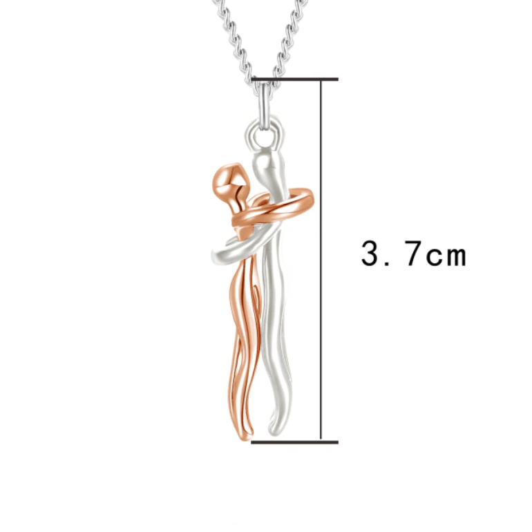 Koppel knuffelen ketting