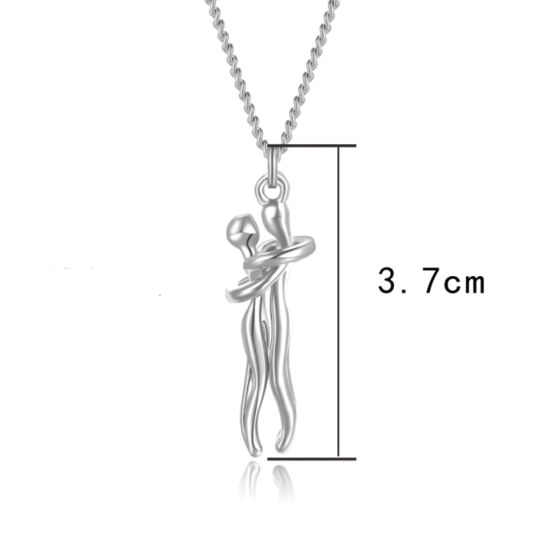 Koppel knuffelen ketting