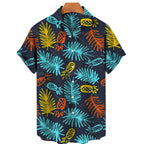 Tropisch hawaii overhemd met korte mouwen