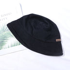 Lichte zomer bucket hat met fijne naadoptiek