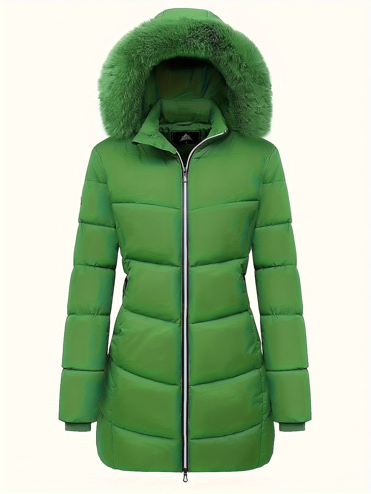 Warme puffy jas met stijlvolle details
